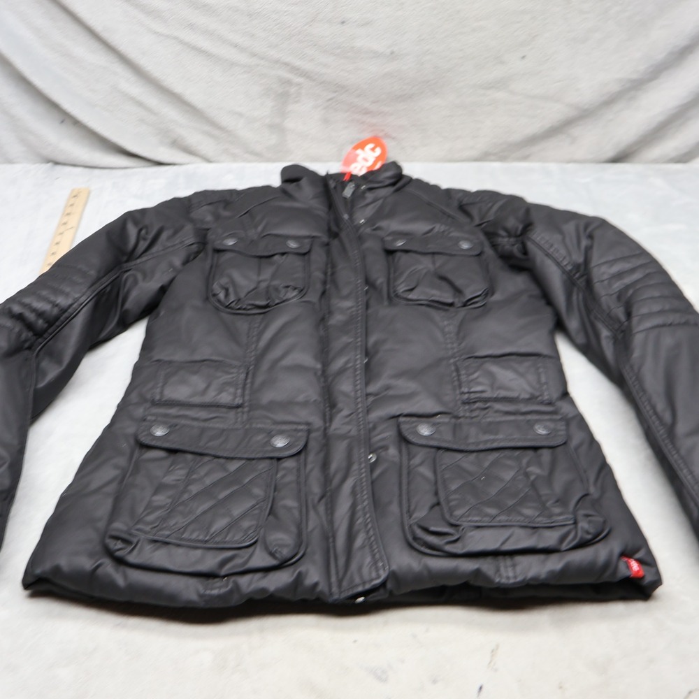 EDC by Esprit Jacket Womens XL Black Insulated Quilted Winter Coat $200 NEW